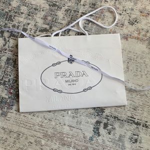Prada shopping bag from Paris